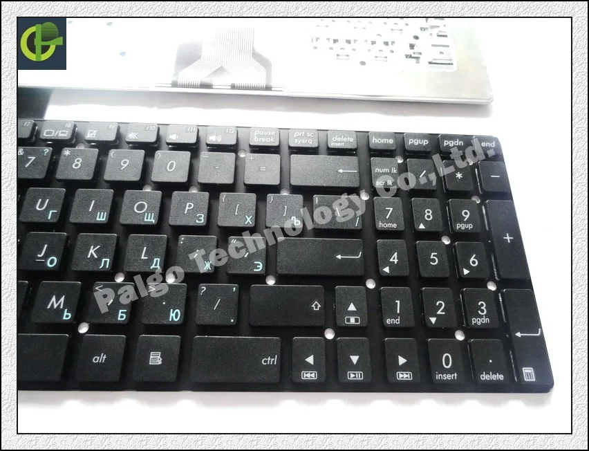 Русская клавиатура для ноутбука ASUS K55 K55A K55N K55V K55VJ K55VM K55VD K55VJ K55VS K55XI K55DE K55DR 0KNB0-6121RU00 A55 A55V ру черный