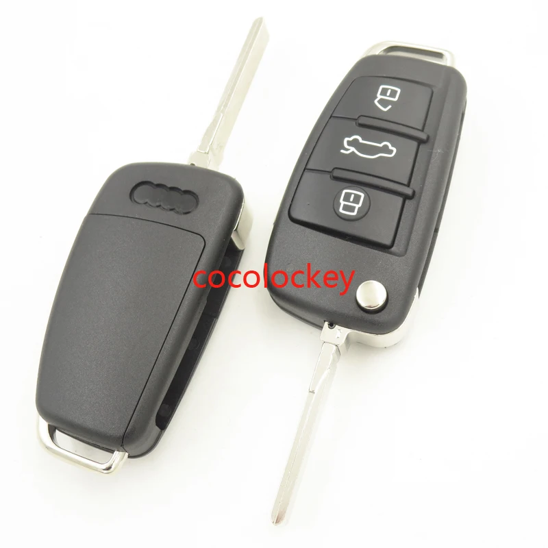 1 шт. Cocolockey Замена ключа Автомобиля Складной Флип Удаленный Случае Ключ Shell 3