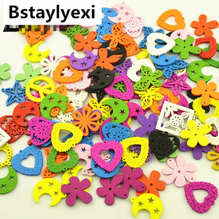 100 шт. Деревянные Подвески для сережек | Дом и сад