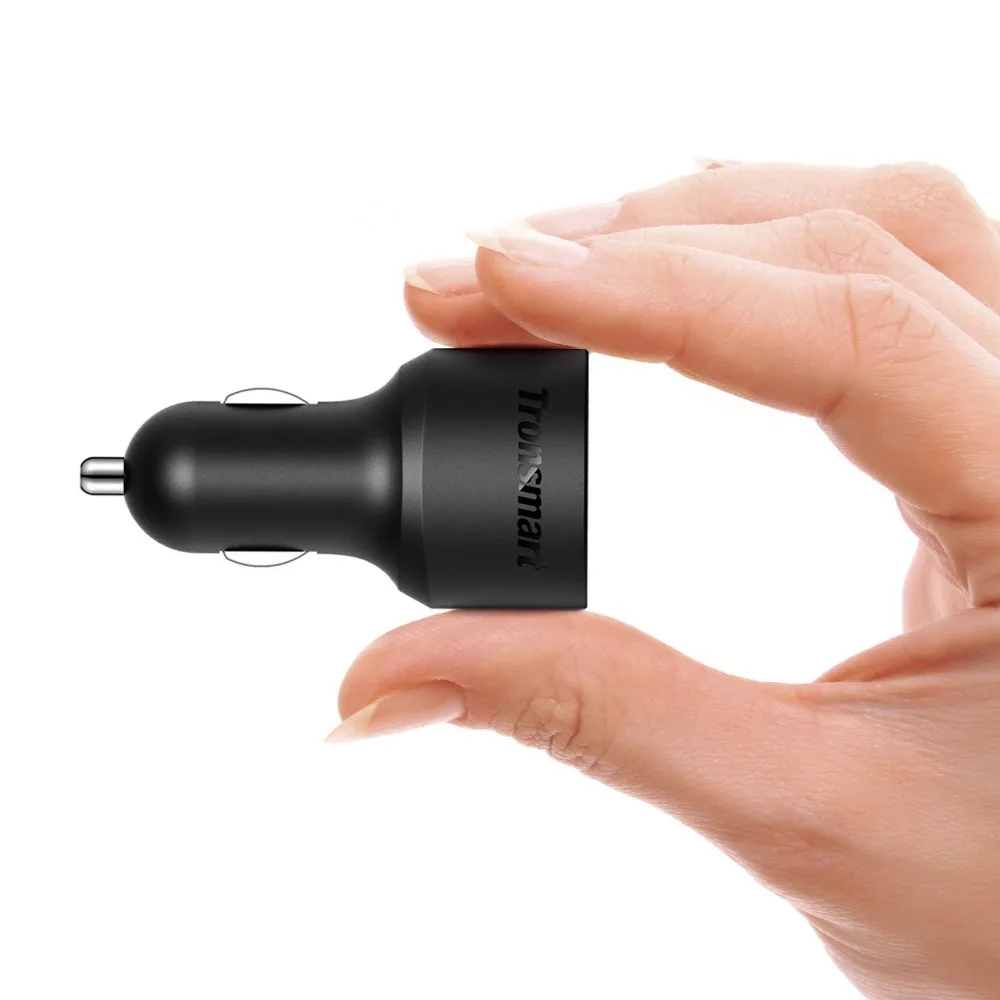 Tronsmart 4.8A 2 разъём(ов) автомобильное зарядное устройство с быстрой зарядки 2.0