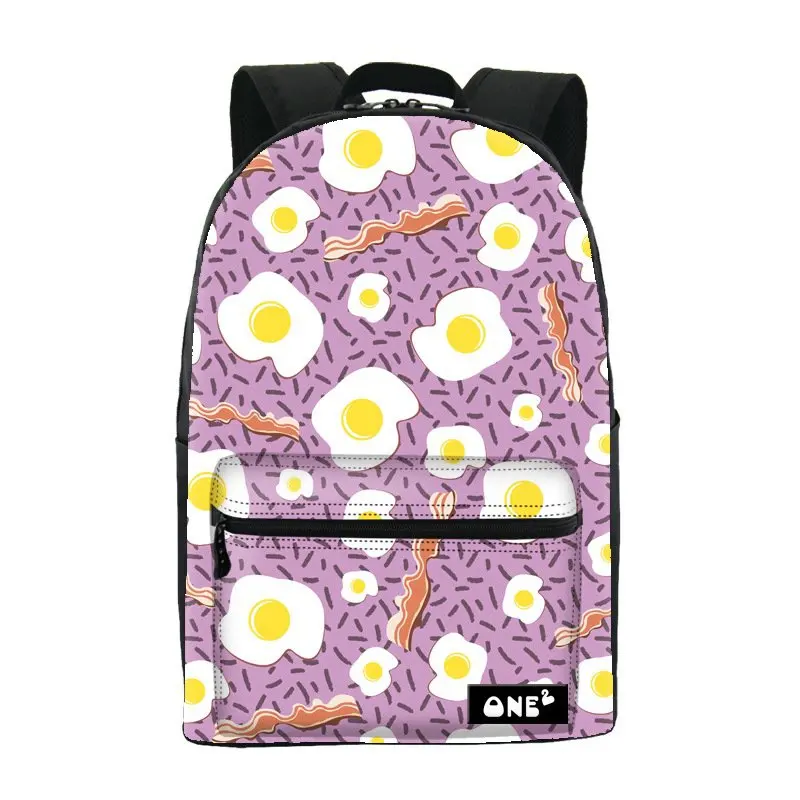 ONE2 дизайн холст ноутбук рюкзак школы цветочные узоры отдыха Китай производство