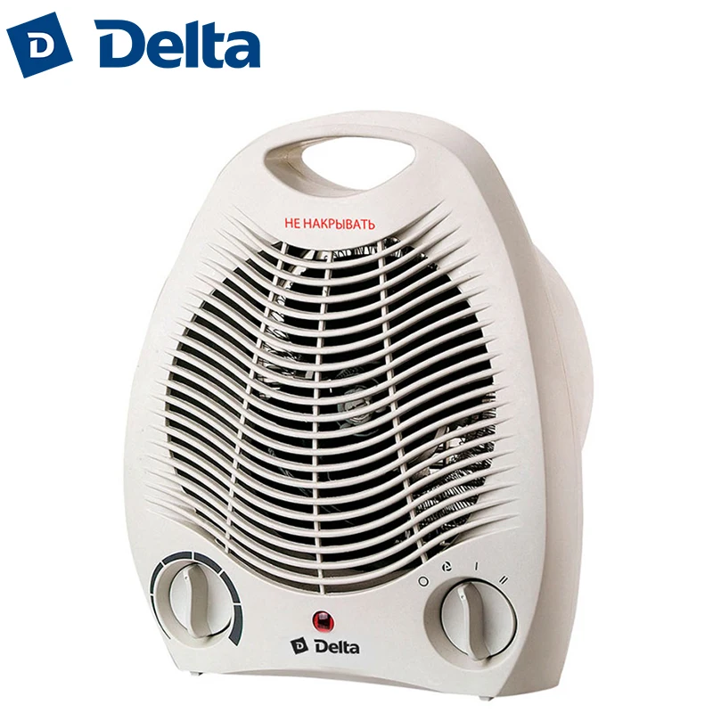 Тепловентилятор DELTA D 802/1 2000 Вт корпус из термостойкого пластика световой