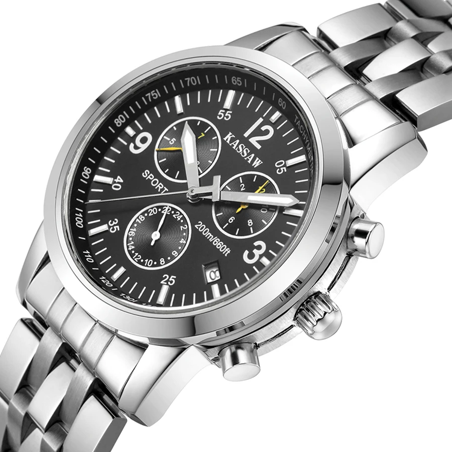 2016 kasswa automatic man watch wristwatches fashion dress usual gentelman lady killer business classic multifunction luminous | Наручные