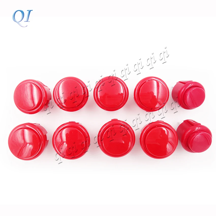 Good Quality 10 PCS/lot 24mm+30mm Round Push Button/arcade button with switch for arcade game machine DIY controller | Спорт и