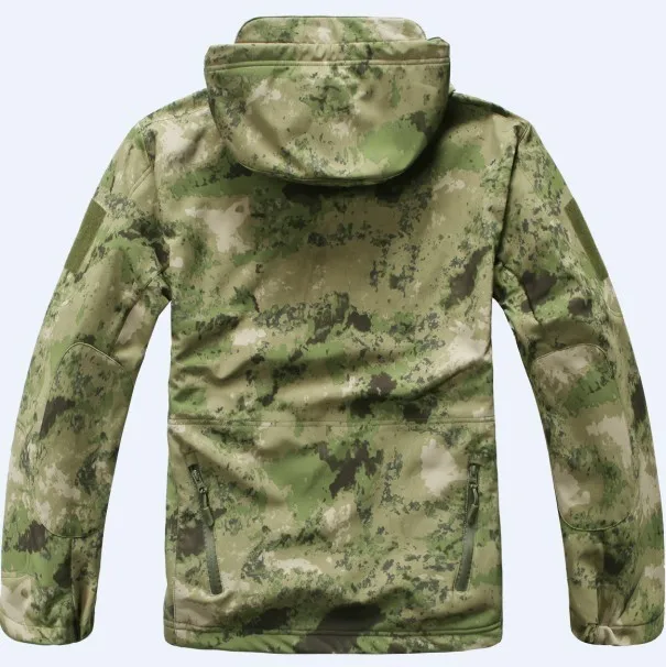 A TACS FG камуфляжная армейская куртка мужская Военная Акула V4.5 Водонепроницаемая мягкая оболочка уличная куртка флисовая камуфляжная одежда для охоты