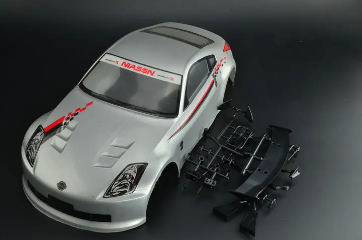 S048 350Z 1/10 1:10 пвх окрашены тела Shell для 1/10 rc хобби Гоночная машина 2 шт./лот