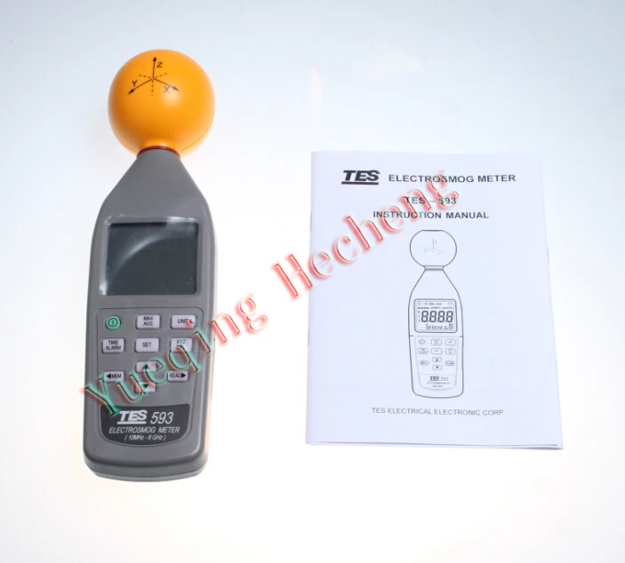 

NEW Electrosmog RF Microwave Meter up to 8Ghz EMF(TES-593) Free shipping
