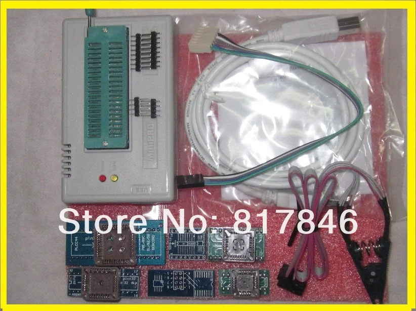 Русские файлы V9.00 EEPROM ICSP nand flash 24 93 25 MiniPro USB биос AVR универсальный программатор TL866II Plus TL866A+ 6 адаптер