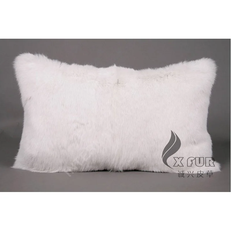 Бесплатная доставка приблизительно 40 см x 60 наволочка из белого кроличьего