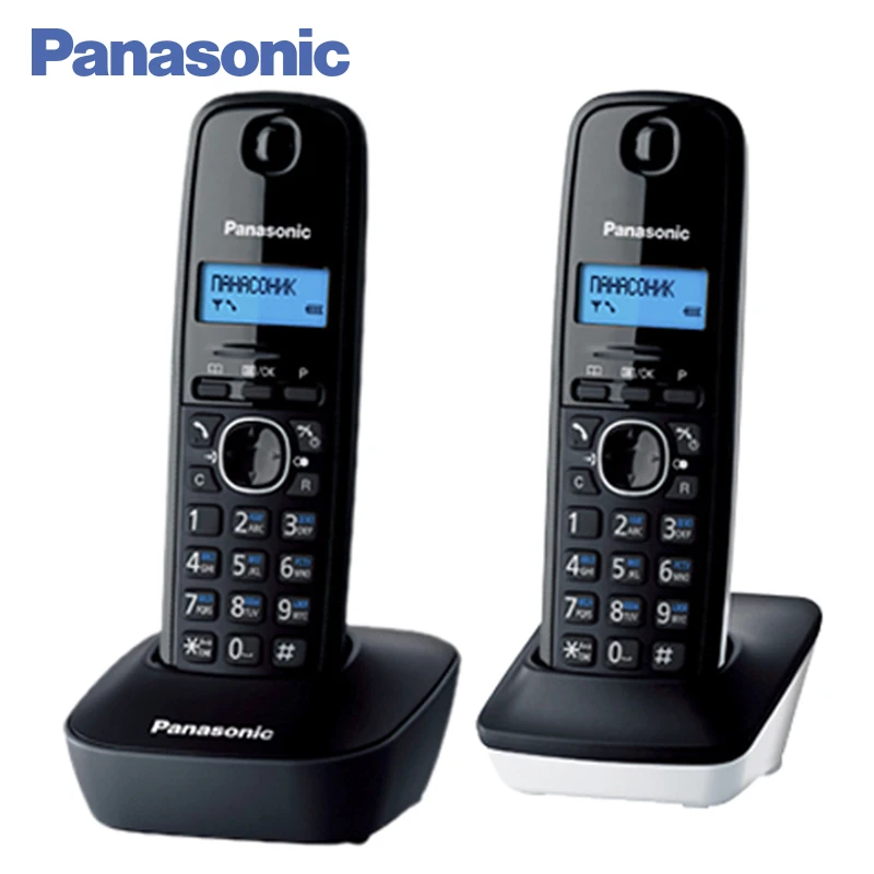 Беспроводной телефон Panasonic DECTP KX-TG1612RU1 дополнительная трубка в комплекте черный |
