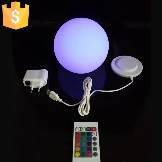 Skybesstech 12 см D15cm D20cm D25cm D30cm D35cm светодиодный Ночной светильник с шаровым шаром 16 цветов с дистанционным управлением 1 шт
