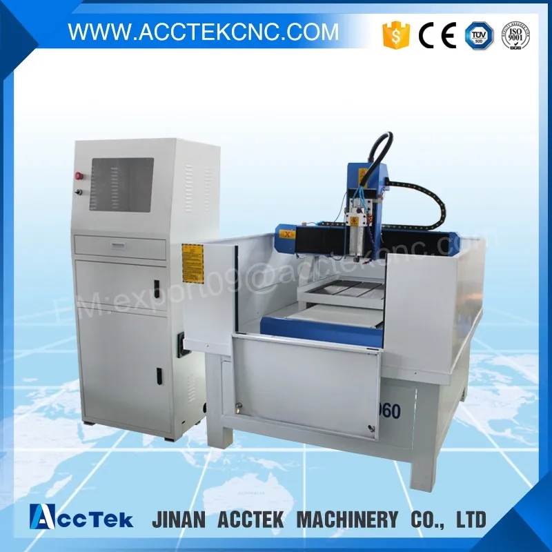 Цзинань Acctek AKM6060 cnc прессформы машина с постоянной мощности шпинделя 2.2KW самым