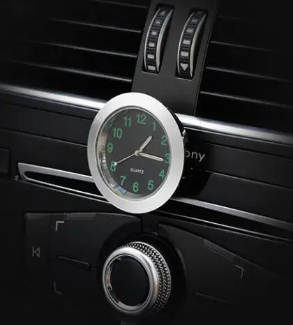 Светящиеся часы автомобильные вентиляционные кварцевые декоративные украшения
