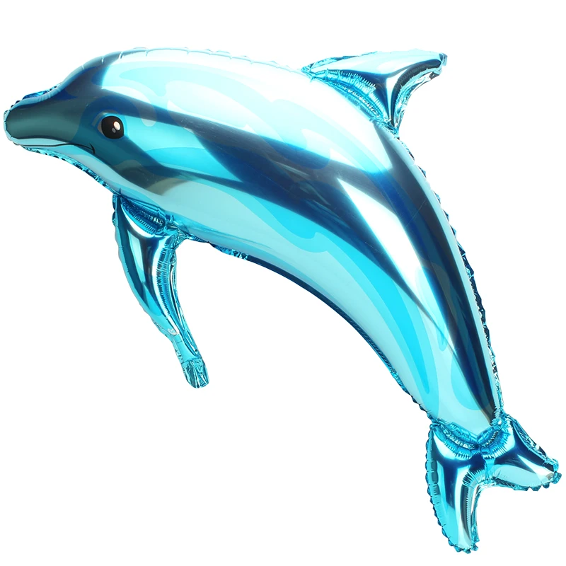 80 см большие воздушные шары в виде дельфинов 2 шт. Мультяшные животные детские