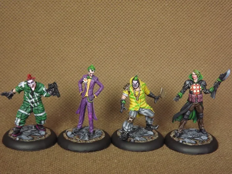 Рыцарские модели Джокер и клоуны стартовый набор окрашенные