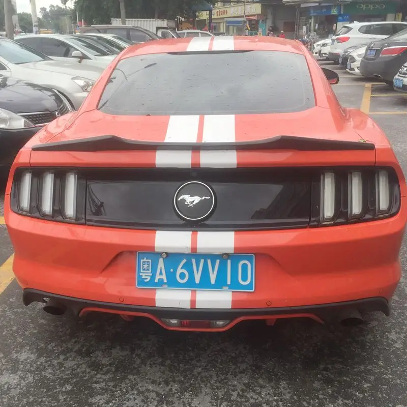 

Стильный задний спойлер из углеродного волокна для Ford Mustang, двухдверный купе 2015, 2016, спойлер для Mustang