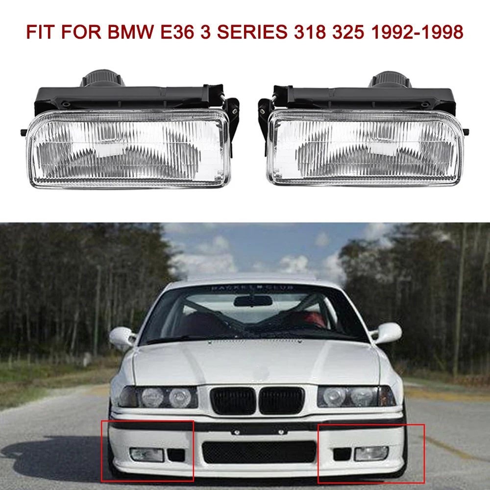 Front Bumper Fog Light Lamp Housing for BMW E36 3 Series 1992-1998 Left/Right Car Styling | Автомобили и мотоциклы