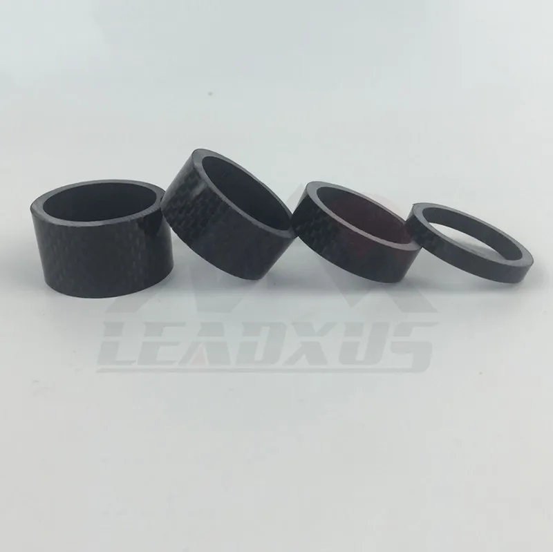 LEADXUS 4 шт. 1 1/" 2 мм 5 мм 10 мм 15 мм углеродное волокно 28,6 мм Омыватель для велосипедной гарнитуры набор разделителей для ремонта велосипеда