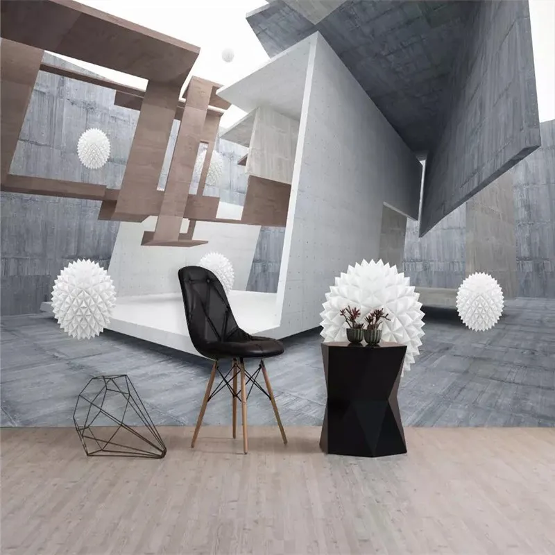 3d Будущее пространство Творческий задний план стены Профессионально