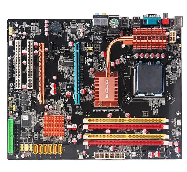 Разъем LGA 775 для Onda P43 + оригинальный б/у Рабочий стол материнской платы Intel DDR2 USB2.0
