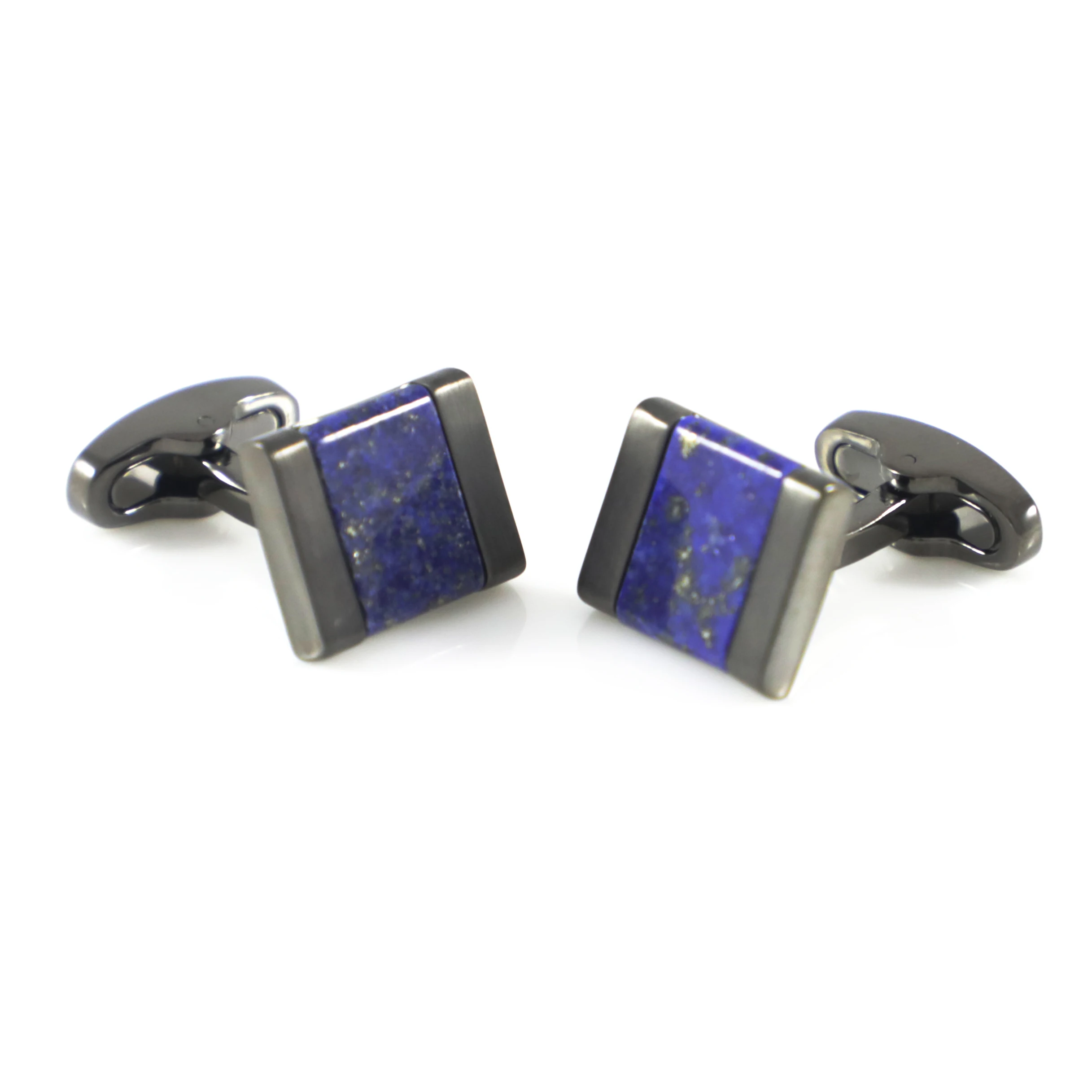 Почищенные камушками камушки Lapis Stone запонки День отца подарки на день рождения