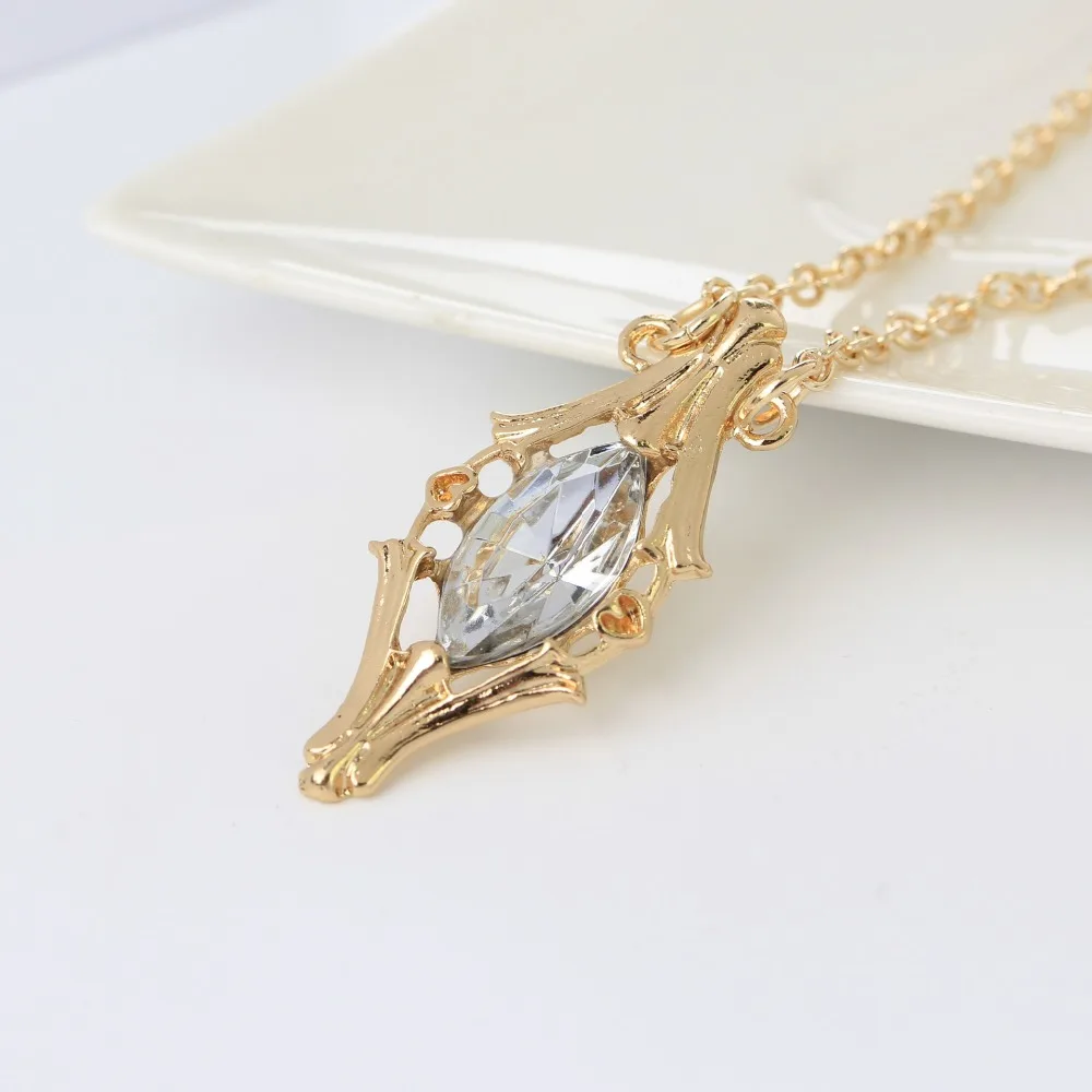 

Fashione Movie Gaillard Lil's ring Small Medicine Bottle Shape Pendant Necklace Gold Silver Color For Fans Charmed Jewelry