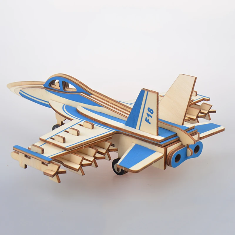 Модель самолета F 18 модель 3D diy деревянная n модели кораблей моделирование diorami