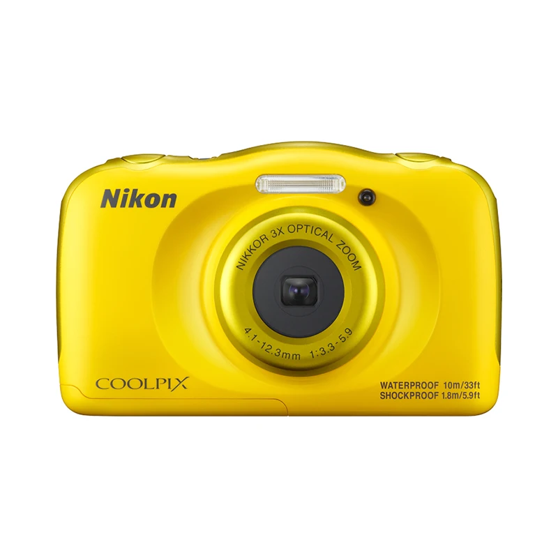 Фотоаппарат Nikon CoolPix W100 желтый|Компактные цифровые фотоаппараты| |