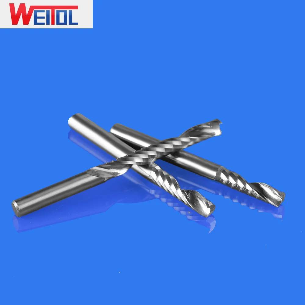 WeiTol 1 шт. N 4 мм Флейта концевая фреза твердосплавная 20 длина резки ЧПУ |