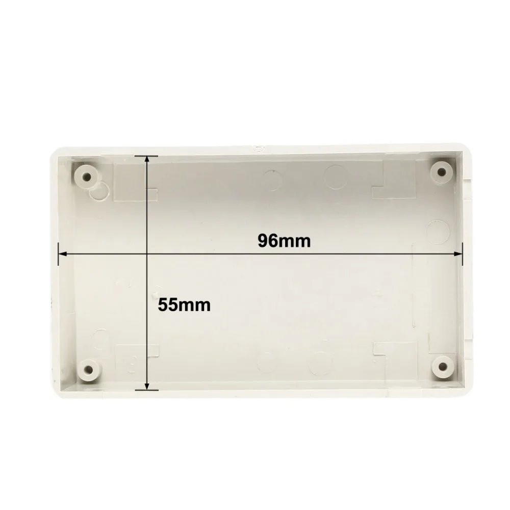 Uxcell 61x36x25 мм/100x60x25 мм размер электронный ABS пластик DIY Распределительная коробка корпус Чехол Белый для измерительного устройства 1 шт