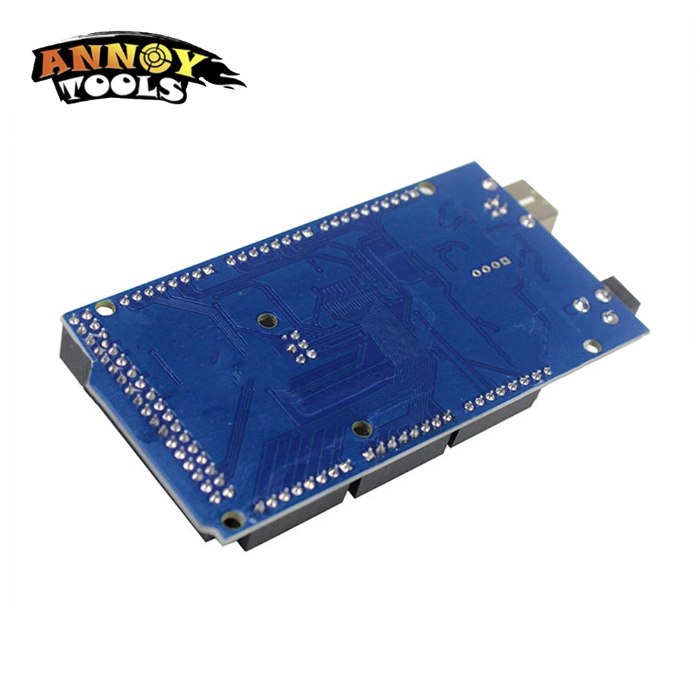Плата Mega 2560 R3 Mega2560 REV3 (ATmega2560 16AU CH340G) высокого качества с USB кабелем совместимым