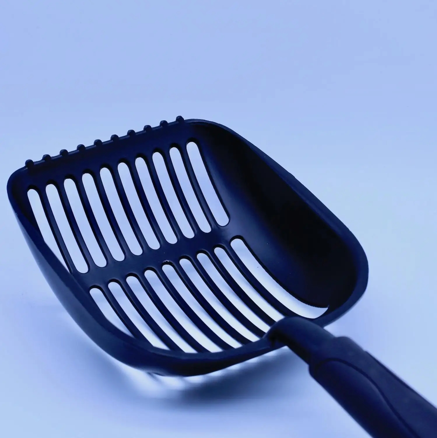 Кошечка для кошек антипригарный глубокий совок очень большой прочный алюминий