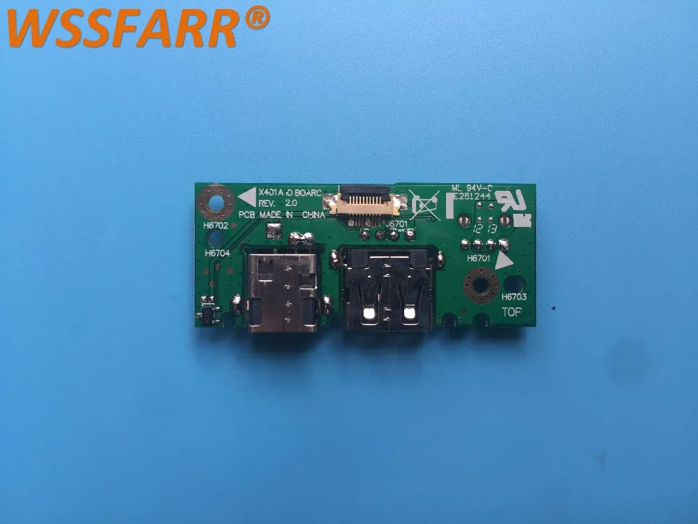 Плата USB для ASUS X401A X501A X301A X301 X401 плата с разъемом питания постоянного тока зарядная