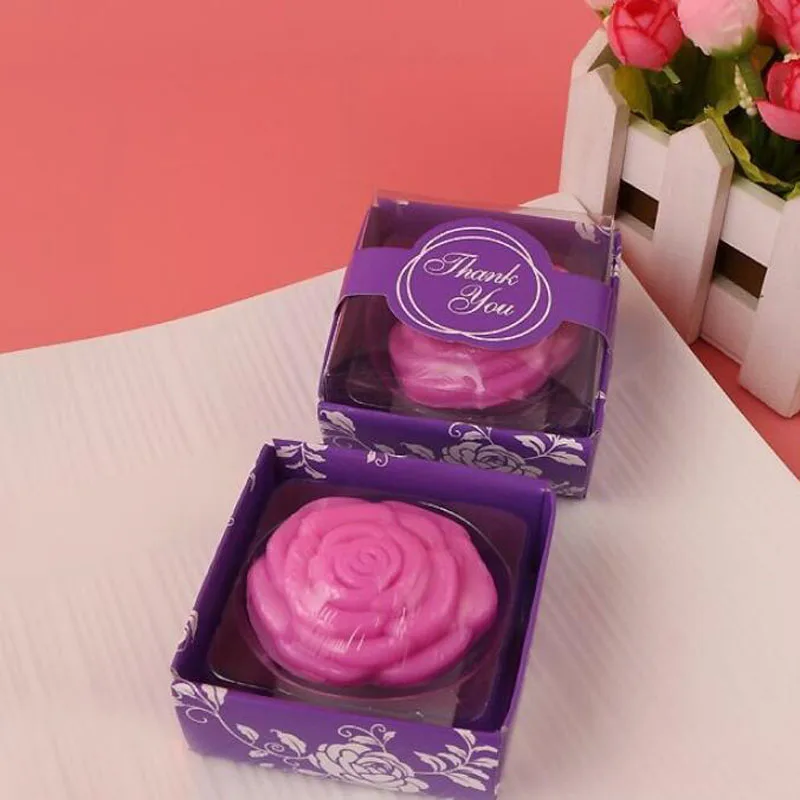 20 шт./лот розовое цветочное гнездо детское мыло для душа влюбленных на День