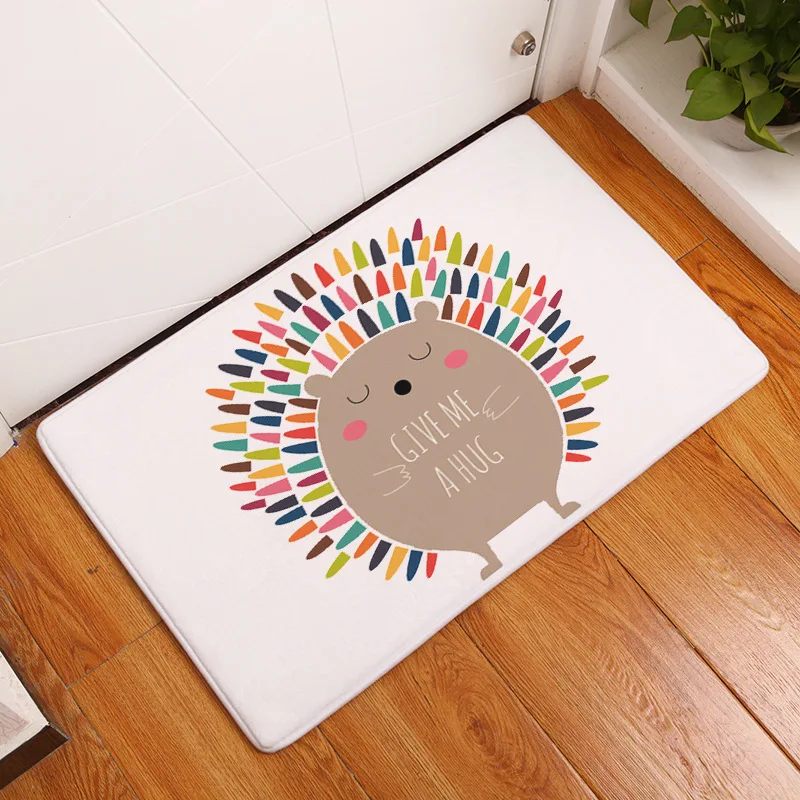 BLRISUP Cute Cartoon Dog Animals Doormat Anti-Slip Floor Mat Bedroom Tapete Rug Porch Kitchen Carpet For Entrance Door | Дом и сад