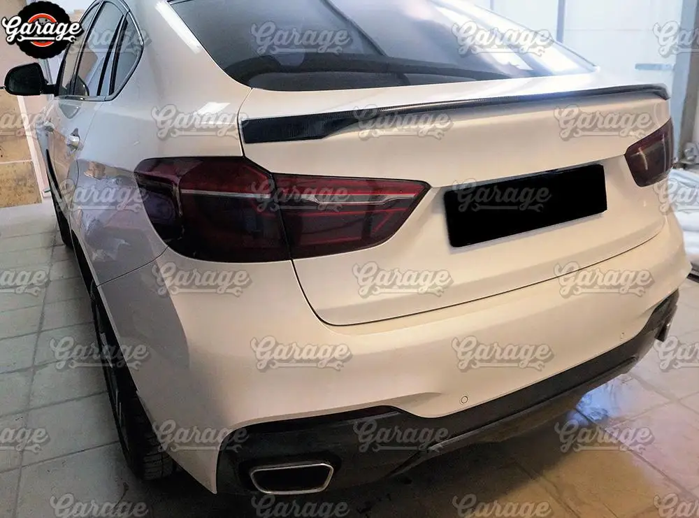 Спойлер для губ на крышке багажника чехол BMW X6 F16 2015 аксессуары отделки из АБС