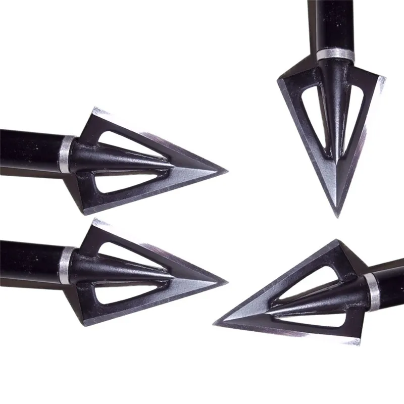 

10pcs Hunting Arrowhead 100Gr Steel Broadhead 3 Blades Arrow Point Target Shooting Tips Crossbow Compound Recurve Bow Head
