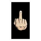 Забавное черное пляжное полотенце среднего пальца для бассейна, новинка, дорожное, лагерное, плавательное полотенце для ванны, прикольное, подарки из микрофибры 70x140 см