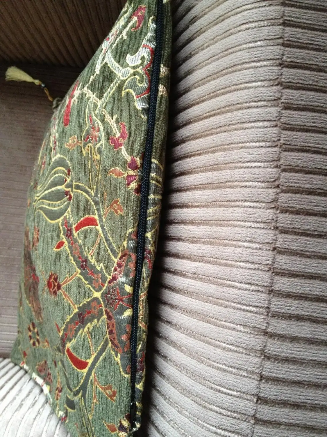 Турецкий высокое качество османский стиль синель наволочка 17 &quotx 17&quot