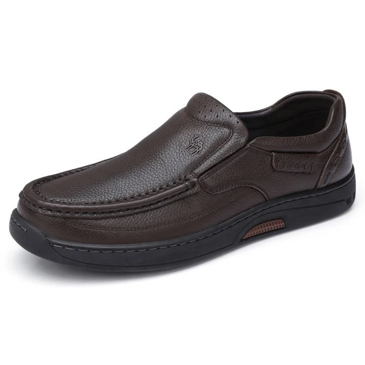 A832287130Black CAMEL/удобная мужская обувь из натуральной кожи; мужские деловые мокасины в деловом стиле; мужская кожаная повседневная обувь; Zapatos Mocasin Hombre; размеры 38-47 - Цвет: A832287130Black
