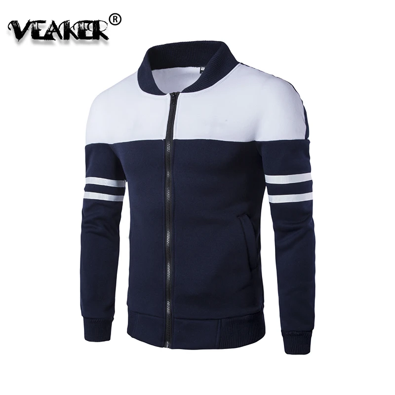 2018 New Mens Sweatshirt Coat Casual Male Jacket Slim Fit Sweatshirts Autumn Winter Bomber Jackets | Мужская одежда