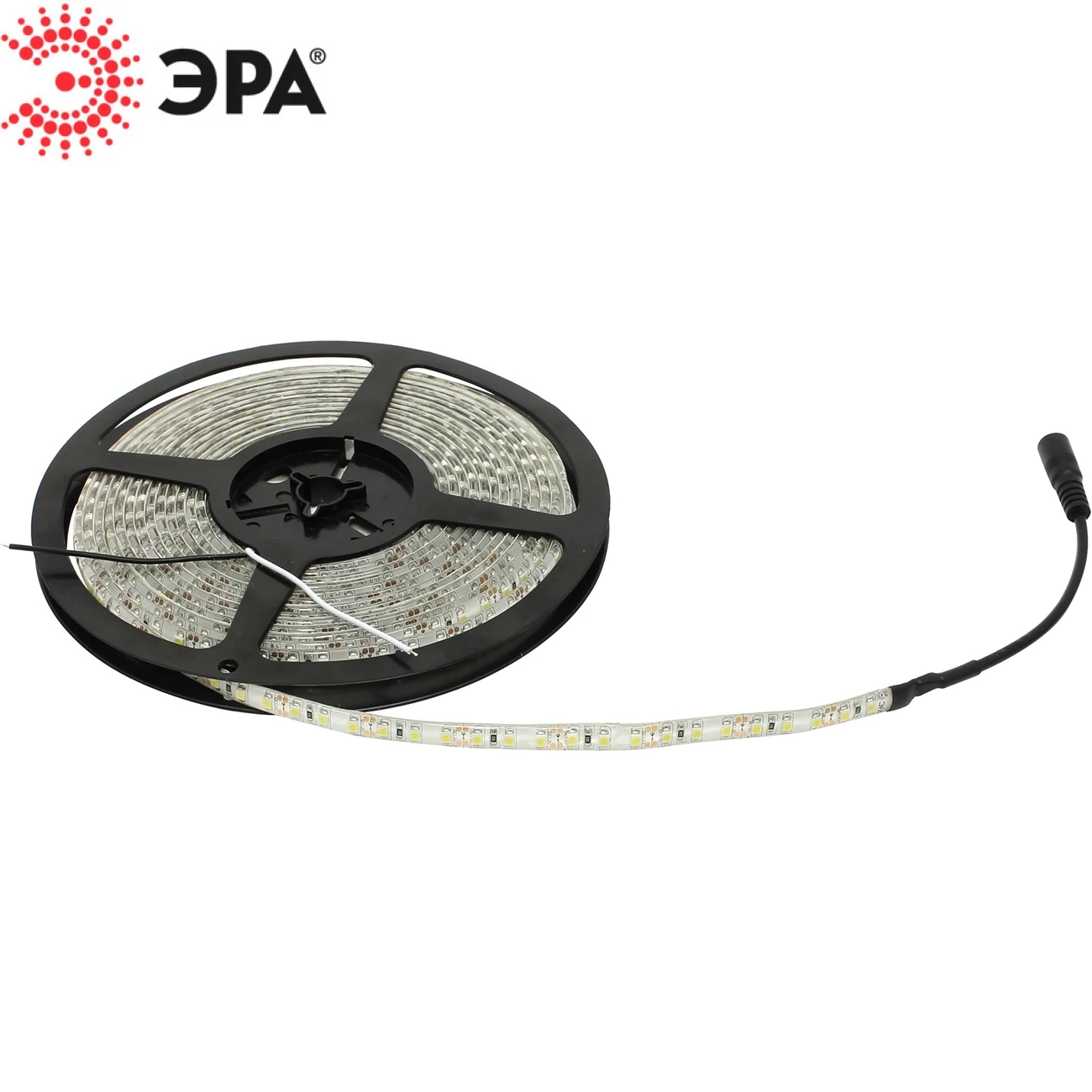 Светодиодная лента ЭРА LS3528 120LED IP65 WW eco 5m (50/600 5 метров теплый белый свет)|led strip|warm