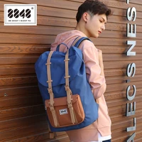 8848 men backpack travel large capacity 20 6 l shoulder bag waterproof soft back navy knapsack school bag for male 111 006 016