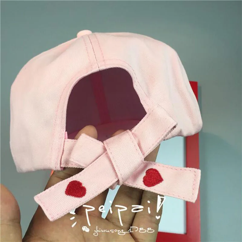 Seioum female bow casual baseball cap Deus cap pink black white lady Ovo Drake hat Snapback womenlove hip hop hat