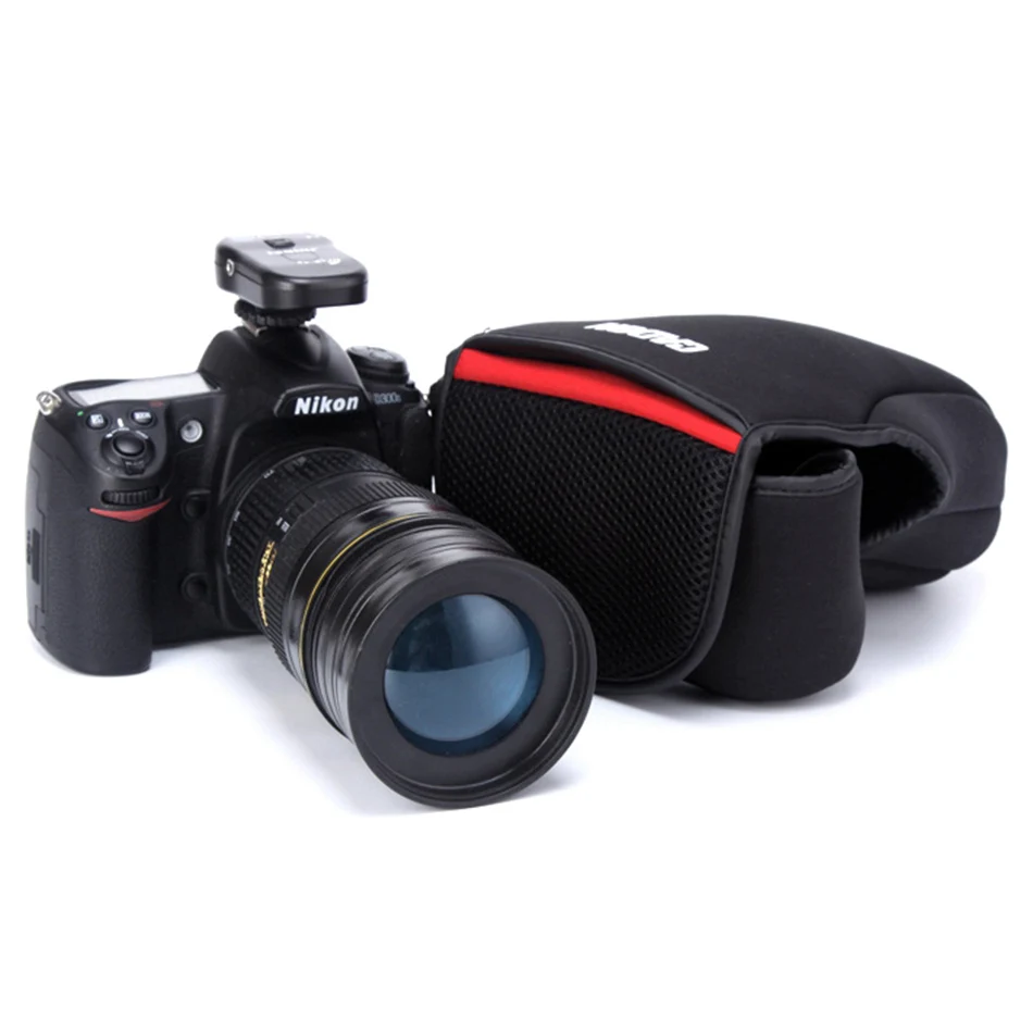 Размеры L Мягкий Камера внутренняя сумка для Canon EOS 5DII 5D3 7D2 7D 6D 5D Mark II 80D 77D 70D 60D 50D 30D 18