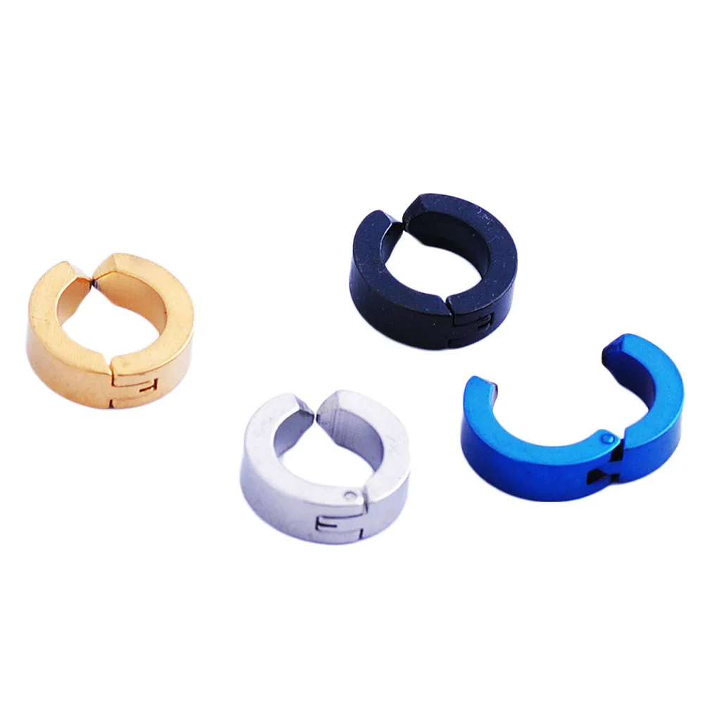 1 шт.! 9 мм Диаметр без пирсинга Пряжка для ушей титановая сталь панк мужские