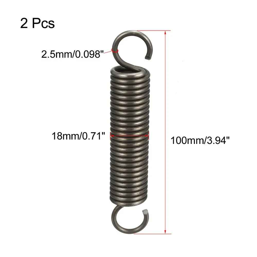 Пружины Пружинные UXCELL стальные с двойным крючком 2 шт. | Обустройство дома