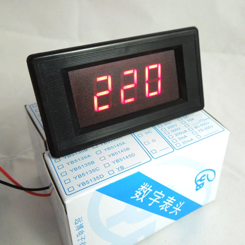 YB5130A AC0 500V измеритель напряжения тестер трехпроводный Цифровой вольтметр