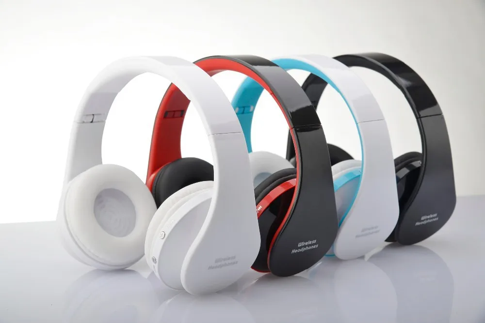 Складные Проводные/беспроводные наушники Bluetooth наушники Hi-Fi стерео гарнитура складные Накладные наушники с микрофоном для IPhone Ipad Tablet PC