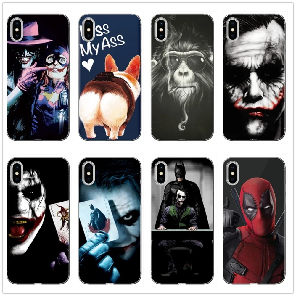Отряд Самоубийц Джокер Харли Квинн DC Comics чехол для телефона Fundas iphone 8 X XS XR Max 6 7PLUS